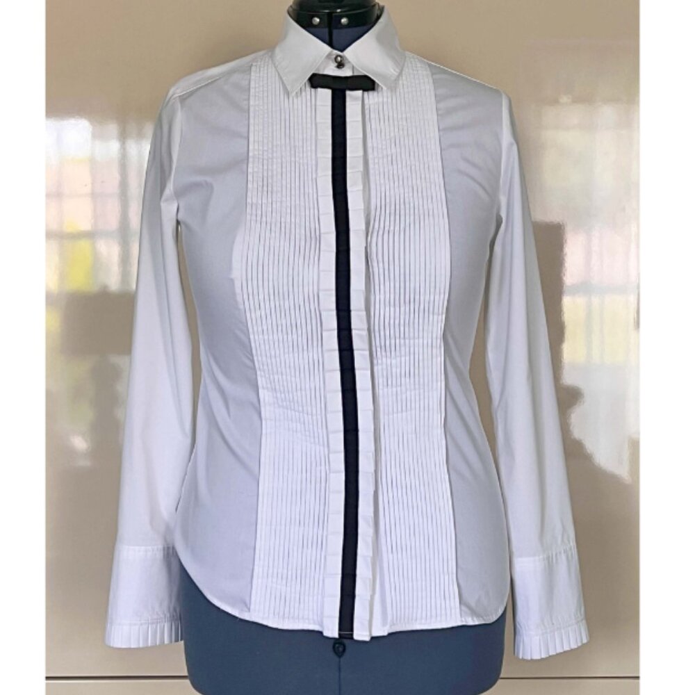 New York & Company White Blouse Size M